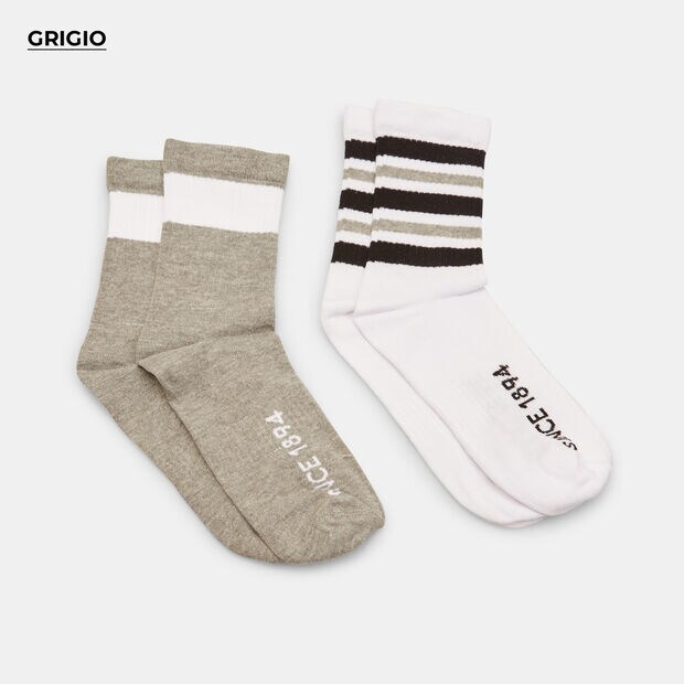 Deux paires de chaussettes pour homme, 