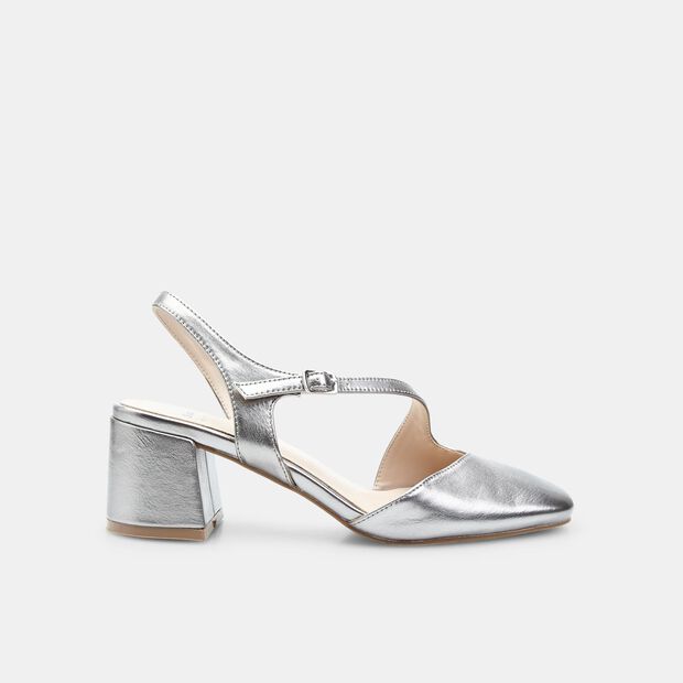 Slingback pour femme BATA, Argent