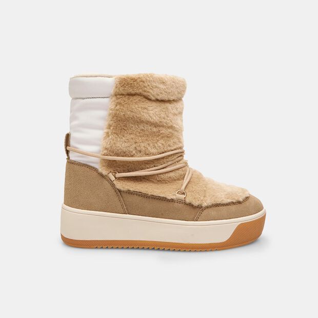 Bottes de neige poilues pour femme WEINBRENNER, Beige