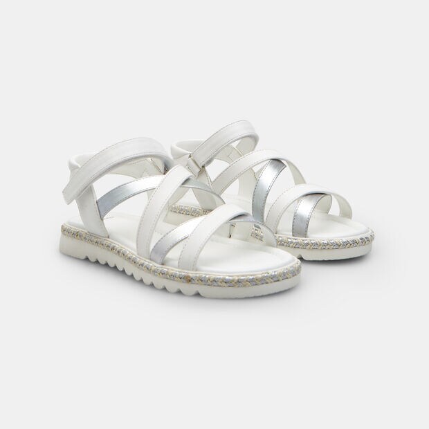 Sandales pour fille Bata, Blanc