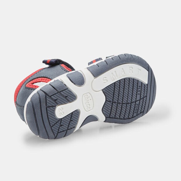 Sandales ferm&eacute;es pour enfant CHICCO FERMO avec bride velcro, Bleu