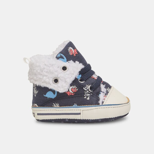 Baskets hautes pour gar&ccedil;on premiers pas Chicco avec poil , 