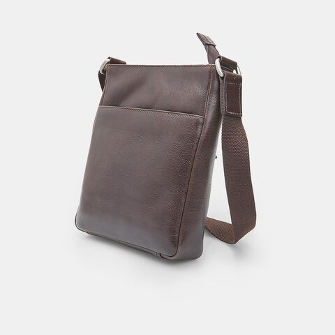 Pochette homme en cuir, Marron