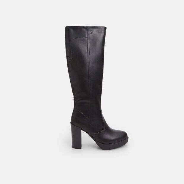 Bottes pour femme &agrave; talon haut, Noir