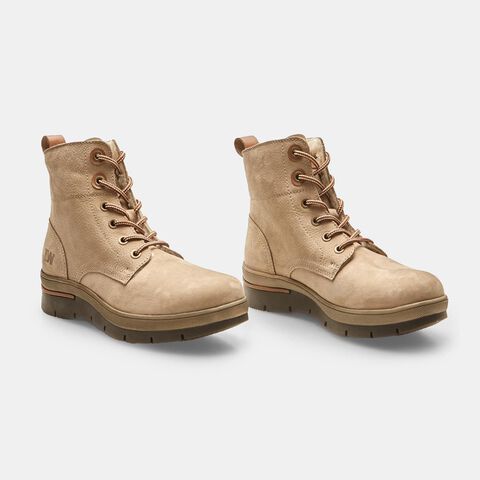 Bottines Weinbrenner en cuir v&eacute;ritable, Beige