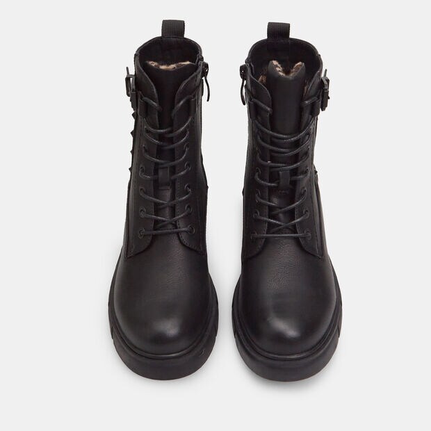 Bottine pour femme en simili cuir, 