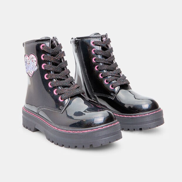Boots pour fille BBG Barbie, Noir