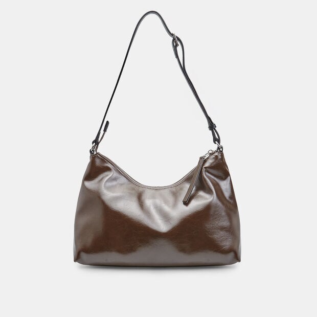 Sac hobo pour femme avec poches avant Bata, Marron
