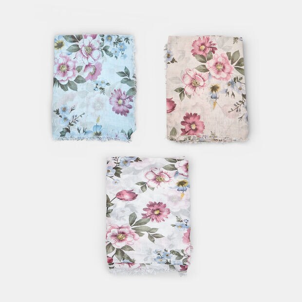 &Eacute;charpe femme &agrave; motif floral Bata, Multicolore