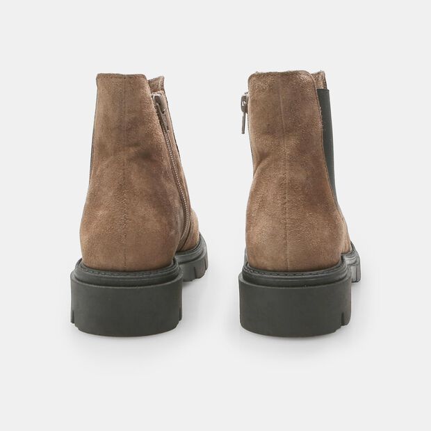 Bottine Chelsea pour femme en daim, 