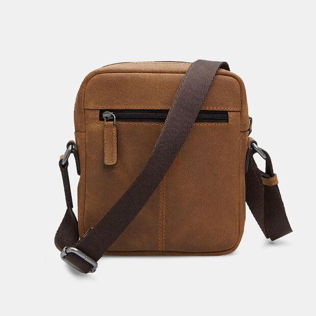 Sacoche pour homme en cuir, Bronzer