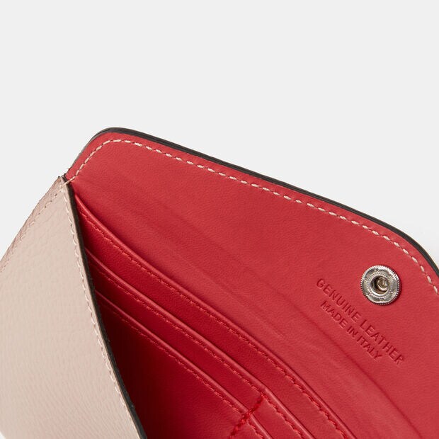 Portefeuille en cuir, Rose