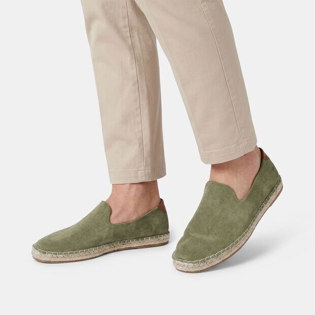 Espadrilles d'&eacute;t&eacute; pour Homme BATA, Vert