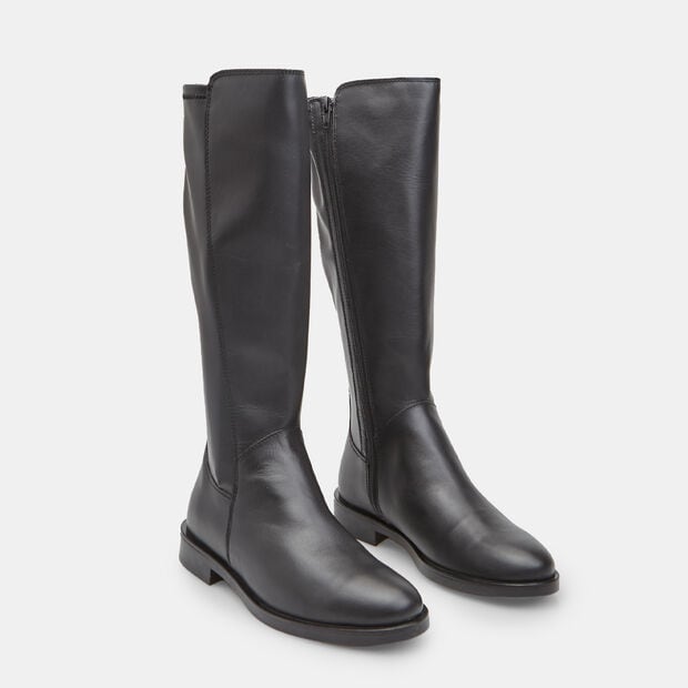 Botte pour femme en cuir Bata, Noir