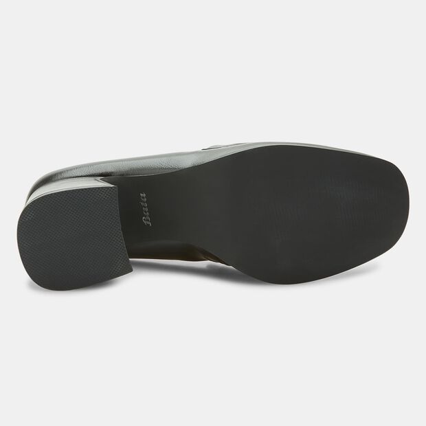 Mocassins pour femme avec talon BATA, Noir