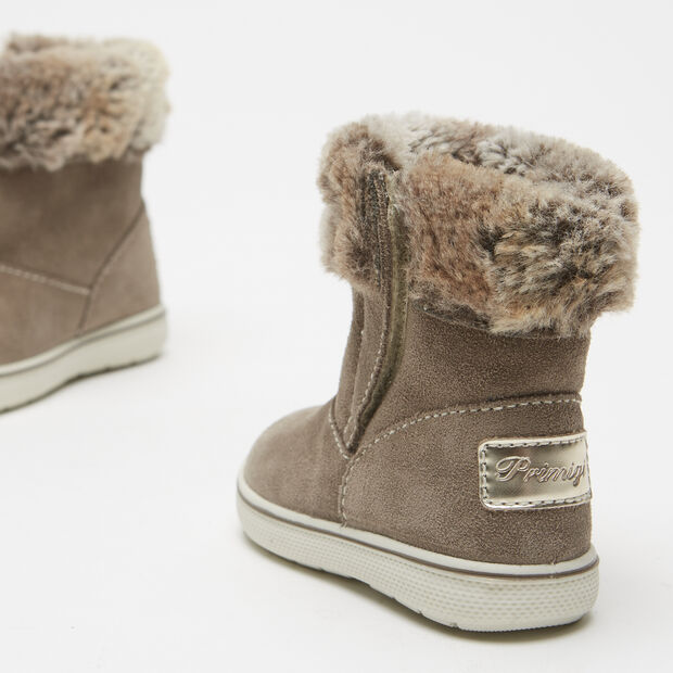Boots pour fille en fausse fourrure, 