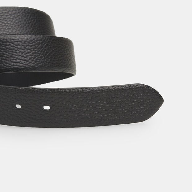 Ceinture homme en cuir, Noir