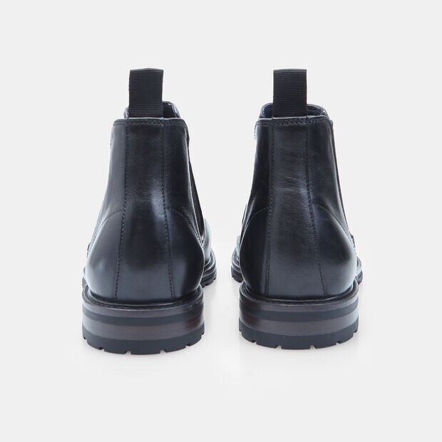 Bottine en cuir pour homme avec &eacute;lastiques Bata, 