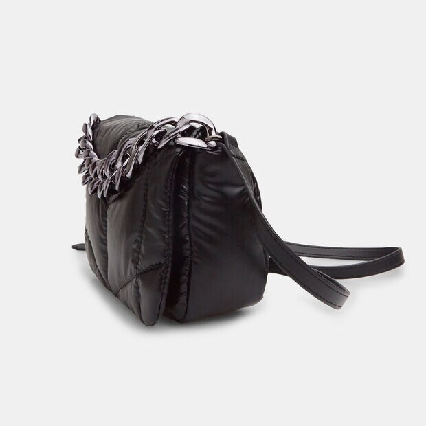 Sac &agrave; bandouli&egrave;re pour femme avec cha&icirc;ne , Noir