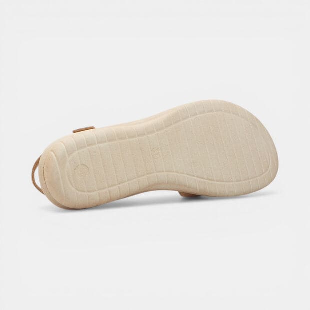 Sandales pour femme en nubuck, Beige