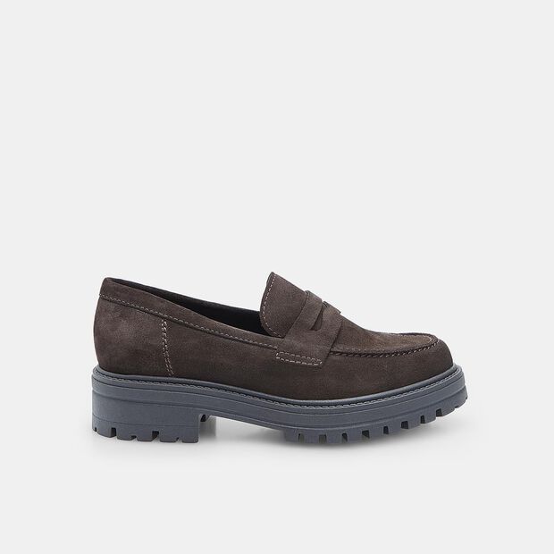 Mocassins pour femme en daim, 