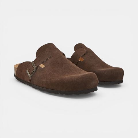 Sabot en daim pour homme Bata, Marron