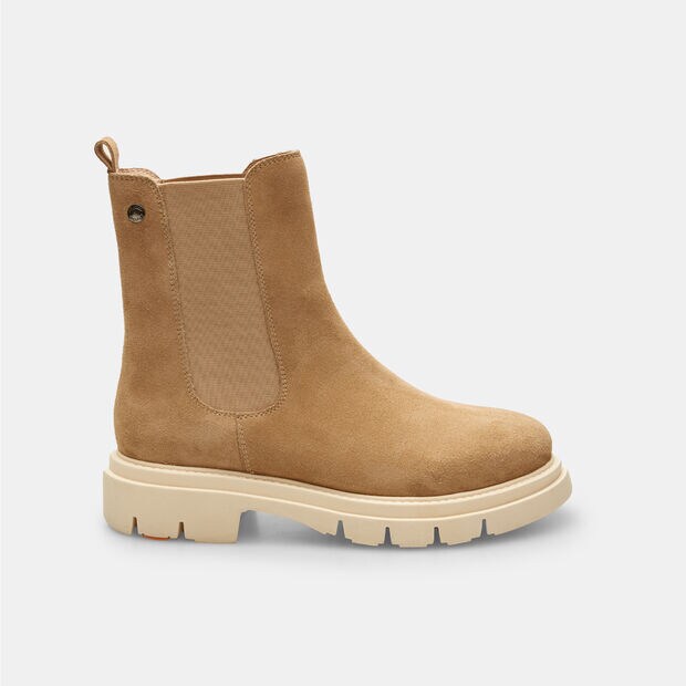 Bottines pour femme Flexible en cuir velours , 