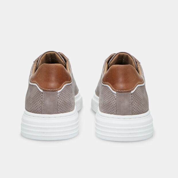 Chaussures &agrave; lacets en nubuck pour homme BATA, Taupe