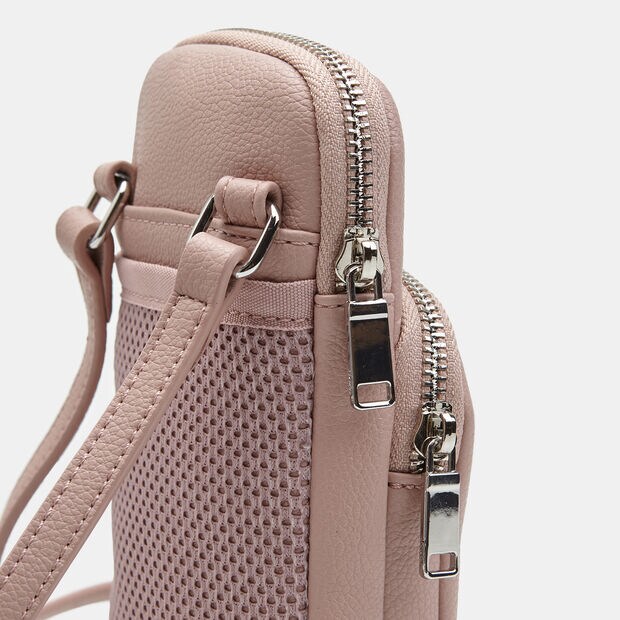 Mini sac avec double poche Bata, Rose