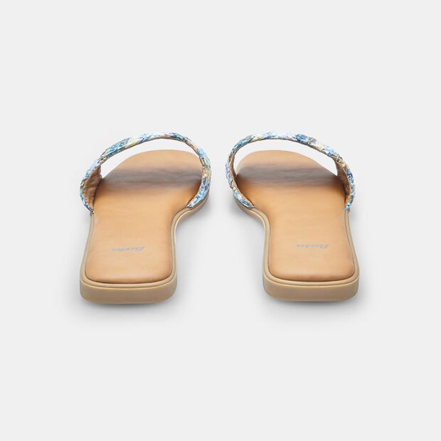 Sandales plates pour femme avec bride color&eacute;e Bata, 