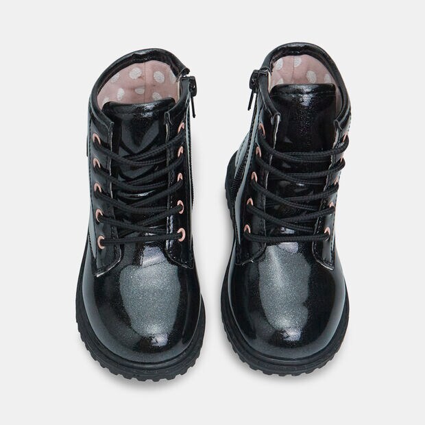 Boots pour fille premiers pas Minnie, Noir