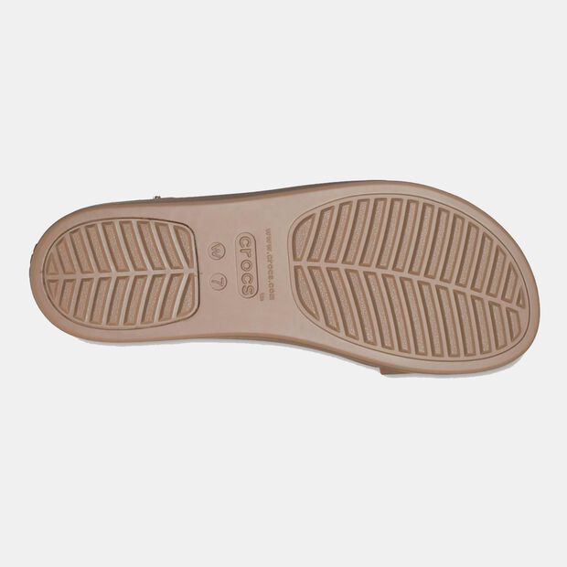 Sandales femme Crocs, Marron