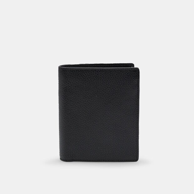 Portefeuille homme en cuir, Noir