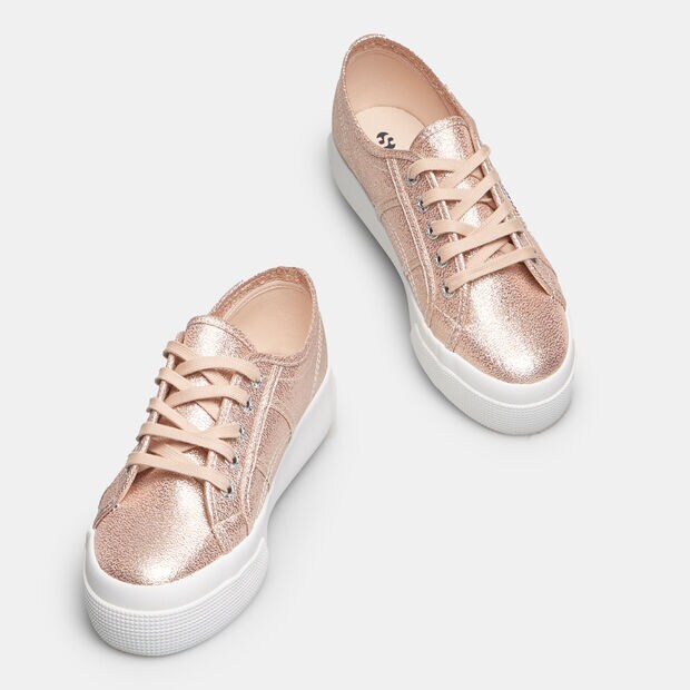 Baskets superga 2730 avec semelle plateforme, Rose