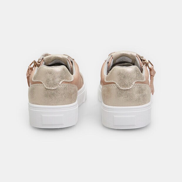 Sneakers pour fille avec zip, Rose