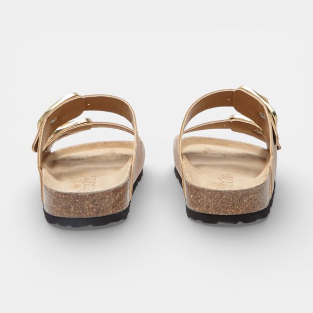 Sandale Fussbett avec double bride &agrave; boucle Bata, 