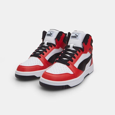 Sneakers pour gar&ccedil;ons PUMA Rebound V6 Lo Jr, Rouge