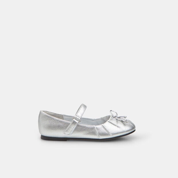 Ballerines pour fille Bata avec bride, Argent