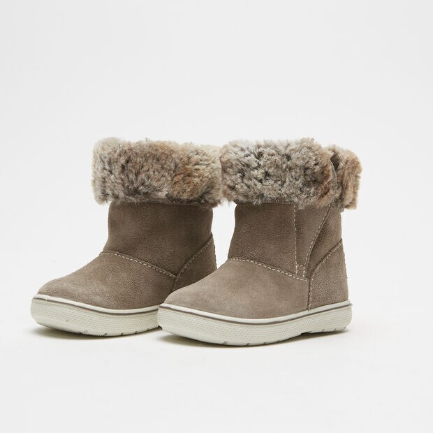 Boots pour fille en fausse fourrure, 