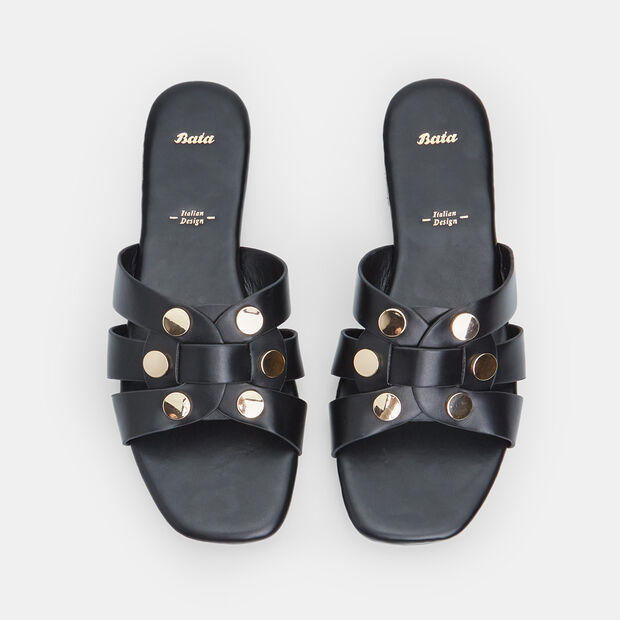 Mules plates pour femme, 
