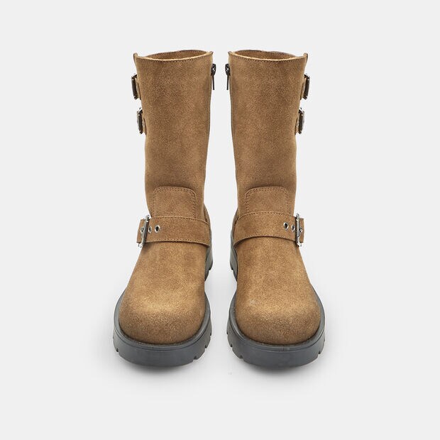 Bottine femme en daim avec boucles Bata, 