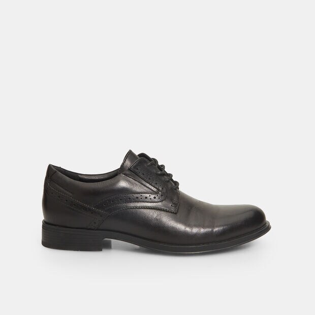 Chaussures &agrave; lacets pour homme Bata 24H en cuir, Noir
