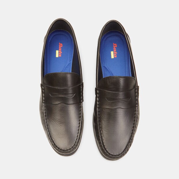 Mocassins pour homme en cuir, 