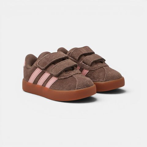 Baskets pour fille Adidas VL COURT 3.0, Marron