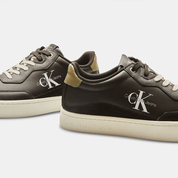 Baskets pour homme en cuir calvin klein, 