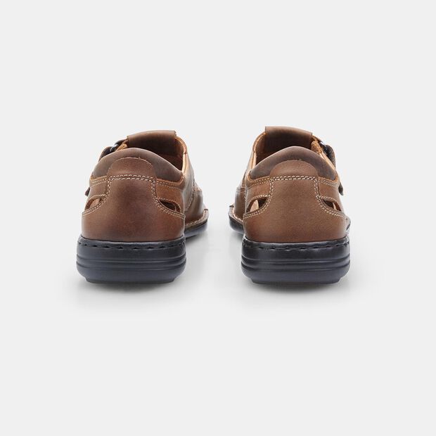 Sandales d'&eacute;t&eacute; d&eacute;contract&eacute;es pour homme BATA, Marron
