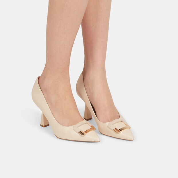 Escarpins pour femme Bata Red Label avec talon midi et boucle, 