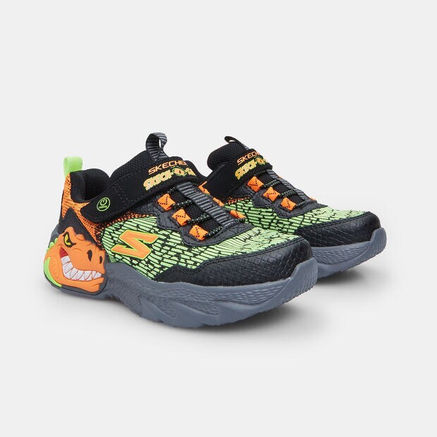 Sneakers pour enfant Skechers Dino-Lights, Noir