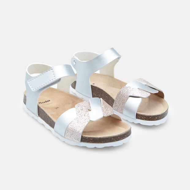 Sandales pour fille BATA, Argent