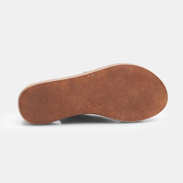 Sandales en cuir pour femme avec talon BATA, Noir
